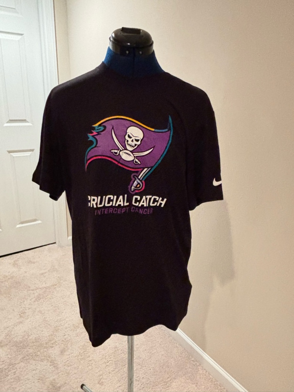 Nike Black 'Crucial Catch' Tampa Bay Buccaneers t shirt